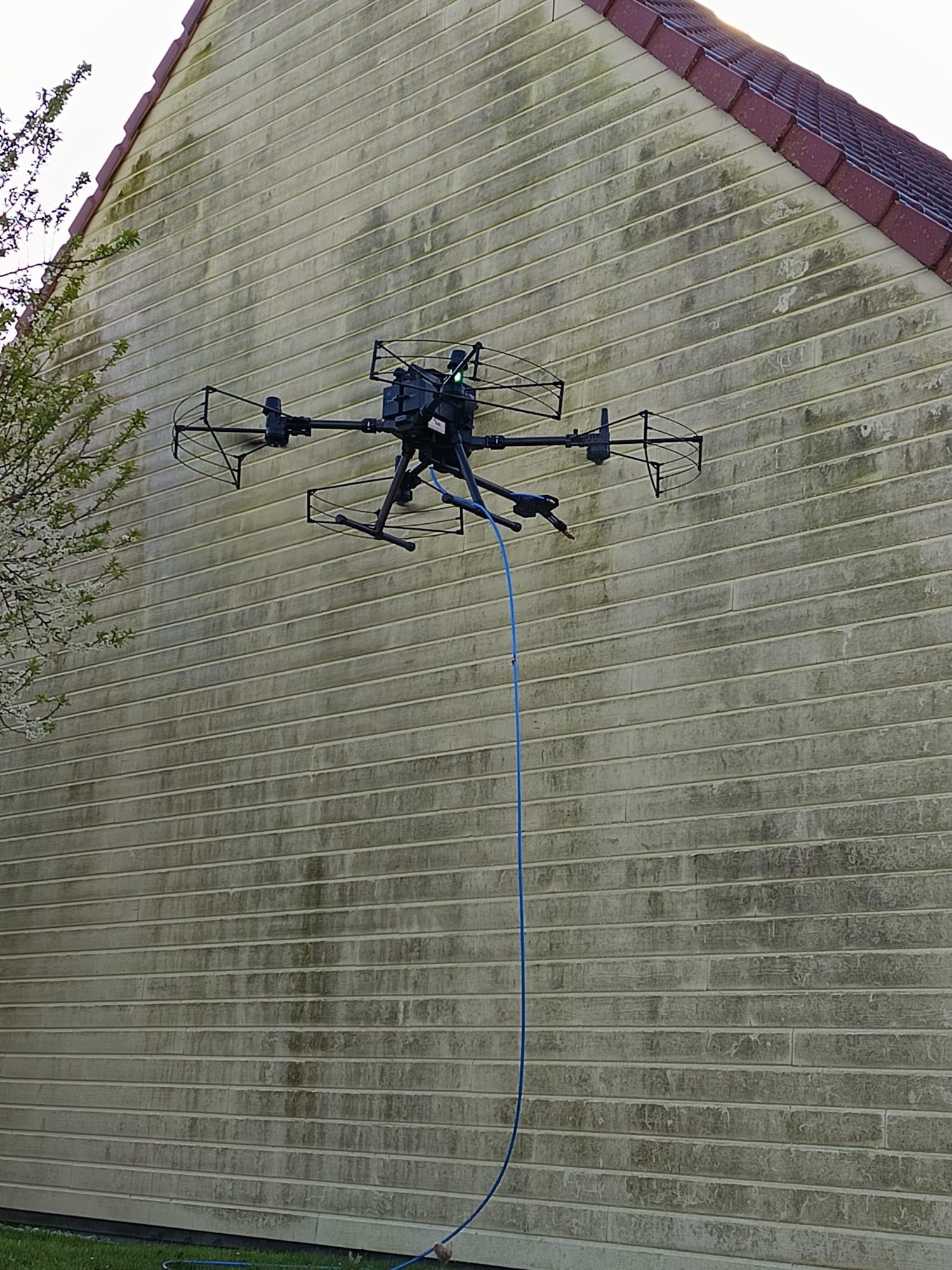 Avant nettoyage de facade